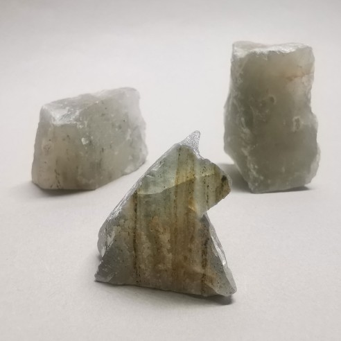 Gray aragonite mineral for collection – Peru at Cristalljoia