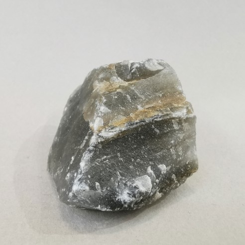 Gray aragonite mineral for collection – Peru at Cristalljoia