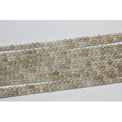 Ágata gris hilo bolas lapidadas 3mm