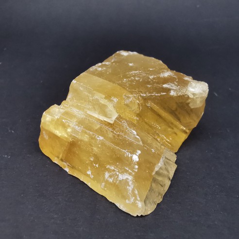 Honey calcite mineral for collection – Mexico at Cristalljoia