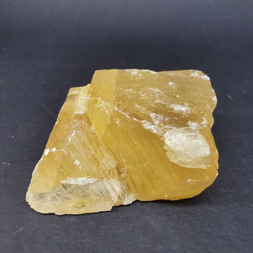 Honey calcite mineral for collection – Mexico at Cristalljoia