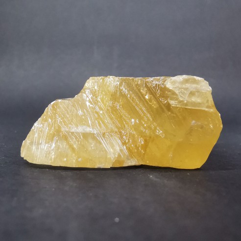 Honey calcite mineral for collection – Mexico at Cristalljoia