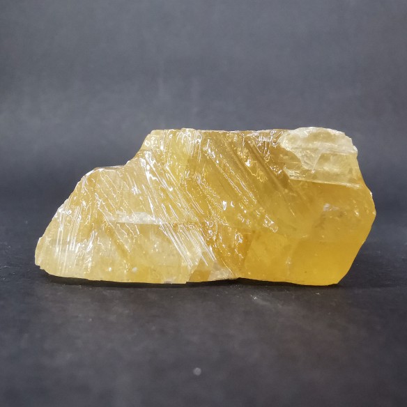 Honey calcite mineral for collection – Mexico at Cristalljoia