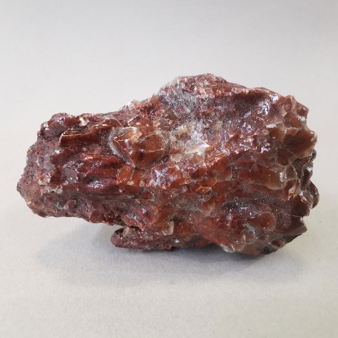Red calcite mineral for collection – Mexico at Cristalljoia