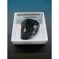 Mineral de coleccion 4x4 obsidiana nevada