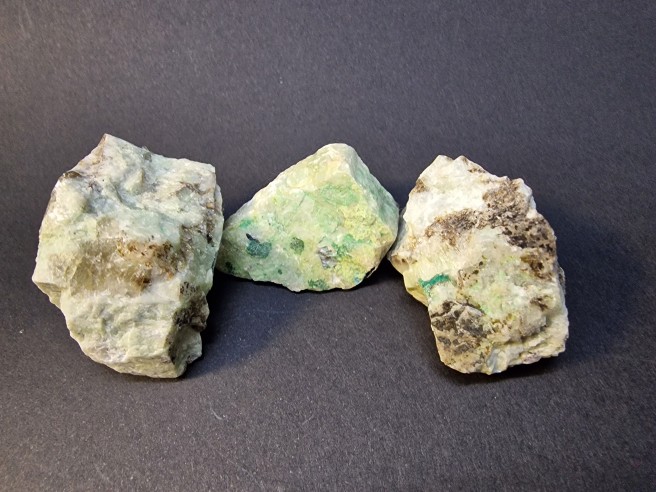 Green feldspar mineral for collection – Brazil at Cristalljoia