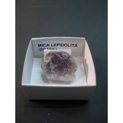 Mineral de coleccion 4x4 lepidolita-mica