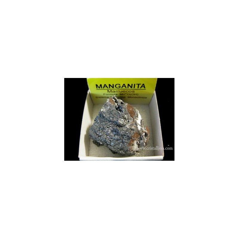 Mineral de coleccion 4x4 manganita