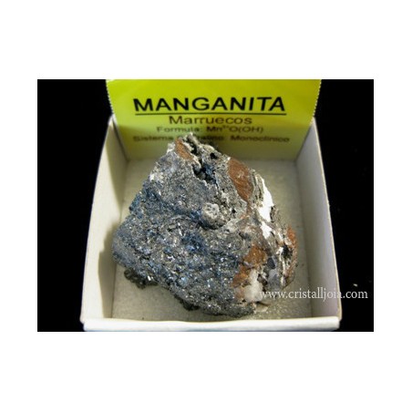 Mineral de coleccion 4x4 manganita