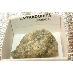 Mineral de colección 4x4 labradorita