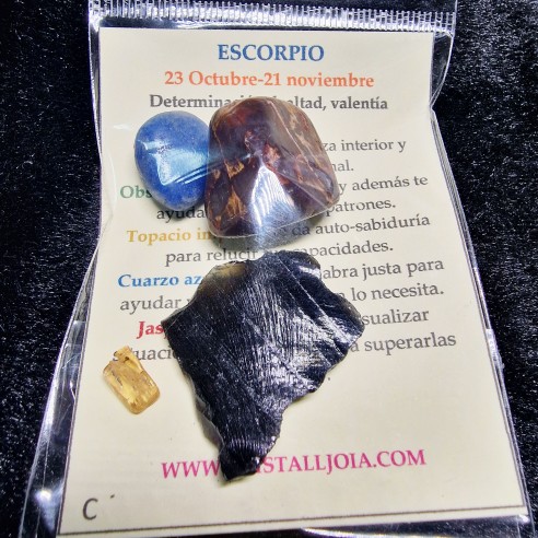 minerales escorpio