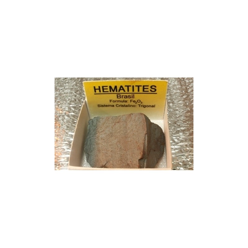 Mineral de colección 4x4 hematita