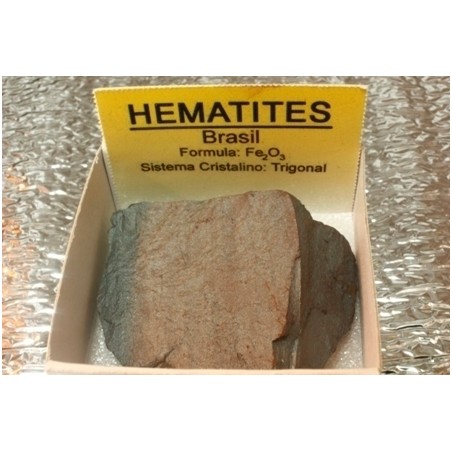 Mineral de colección 4x4 hematita