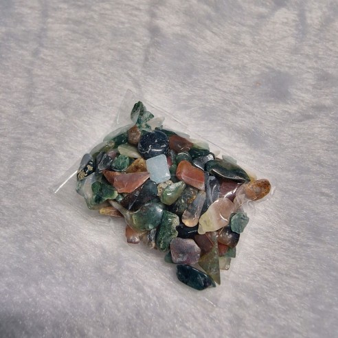 Bolsita mineral rodado mini de ágata india