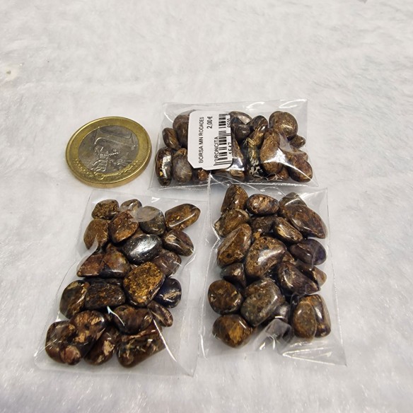 Bolsita mineral rodado mini de broncita