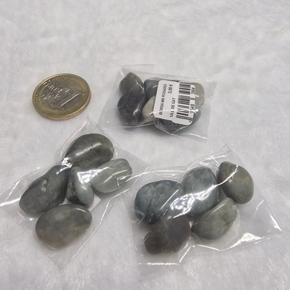 Bolsita mineral rodado mini de ojo de gato