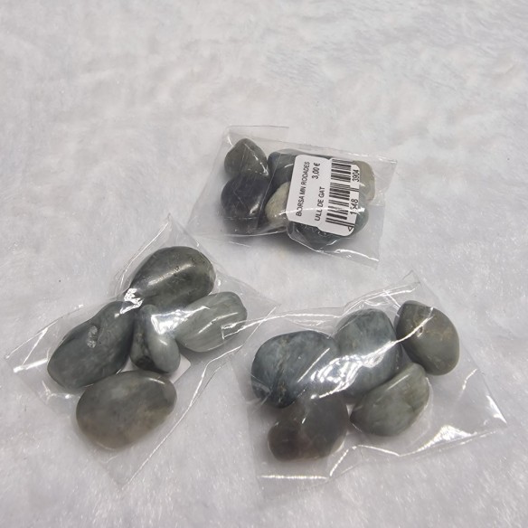 Bolsita mineral rodado mini de ojo de gato
