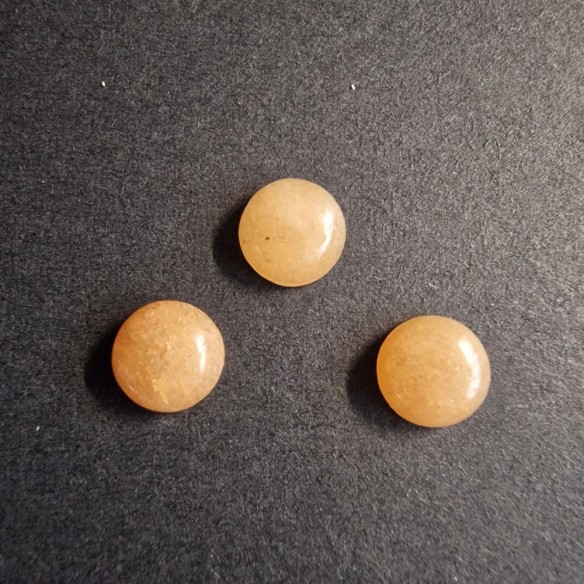 Cabochão 8mm de cornalina