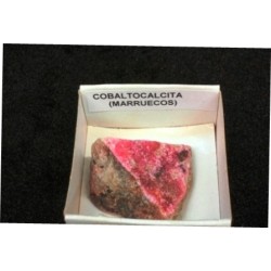 Mineral de colección 4x4 cobaltocalcita