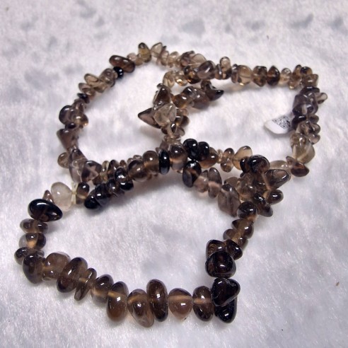 Pulseira chip de quartzo fumê