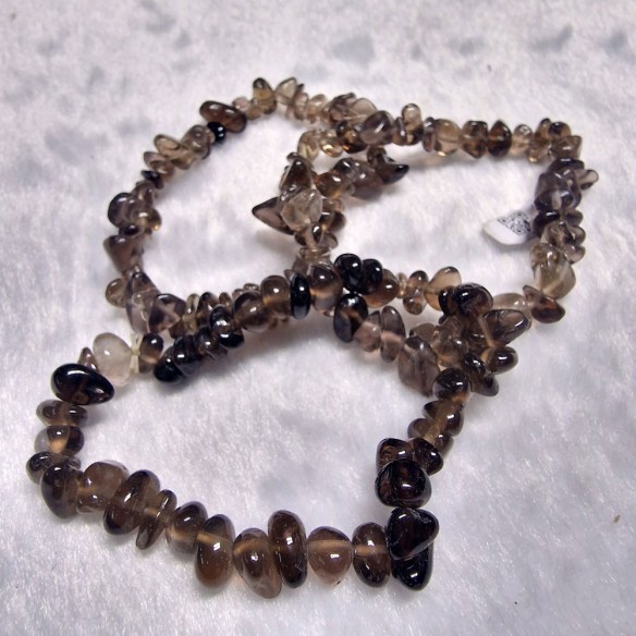 Pulseira chip de quartzo fumê