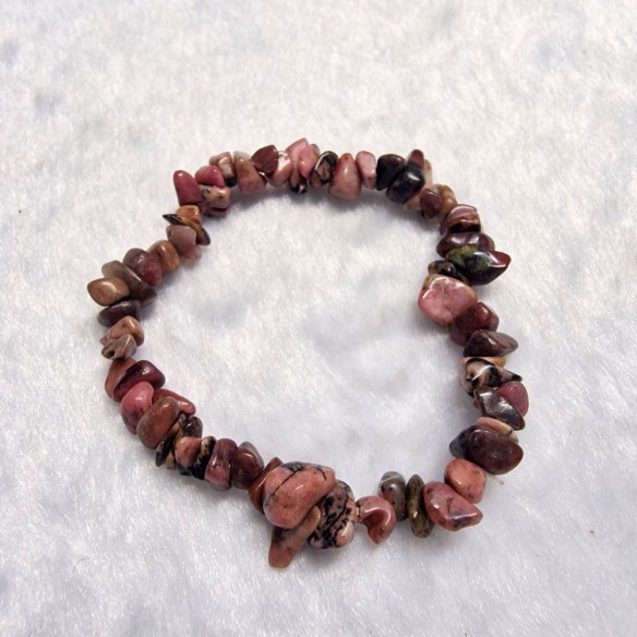 Pulseira chip de rodonita