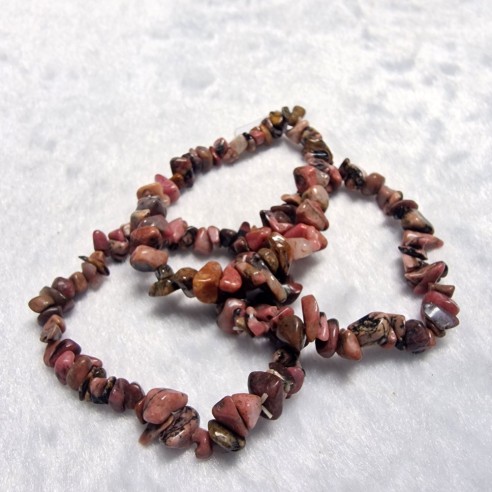 Pulseira chip de rodonita