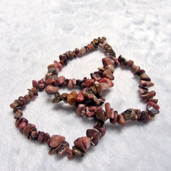 Pulseira chip de rodonita