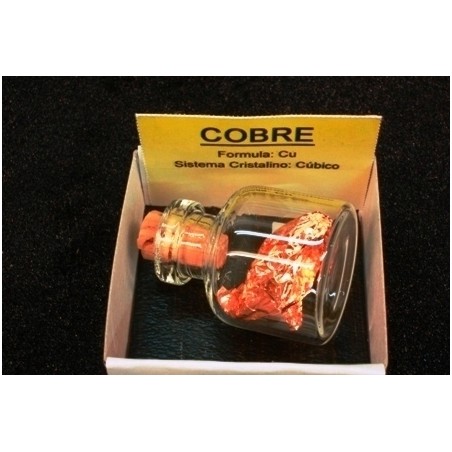 Mineral de colección 4x4 cobre