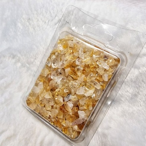 Mineral mini de quartzo citrino na Cristalljoia Barcelona
