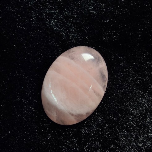 Cabujón de cuarzo rosa