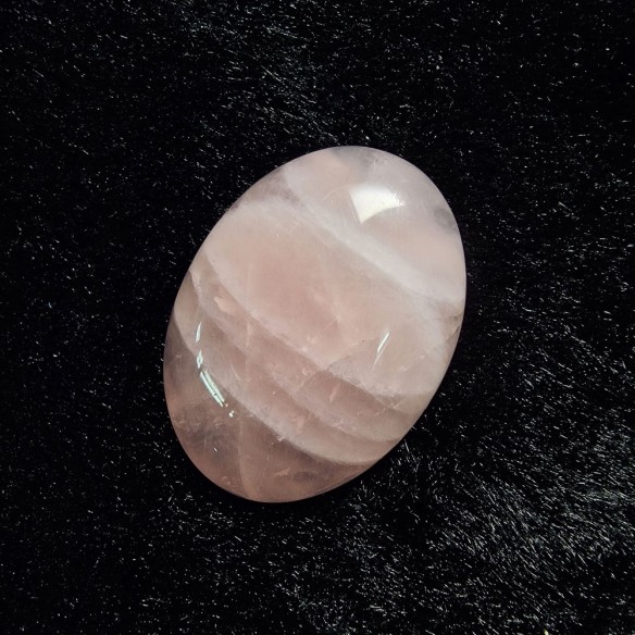 Cabujón de cuarzo rosa