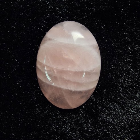 Cabujón de cuarzo rosa