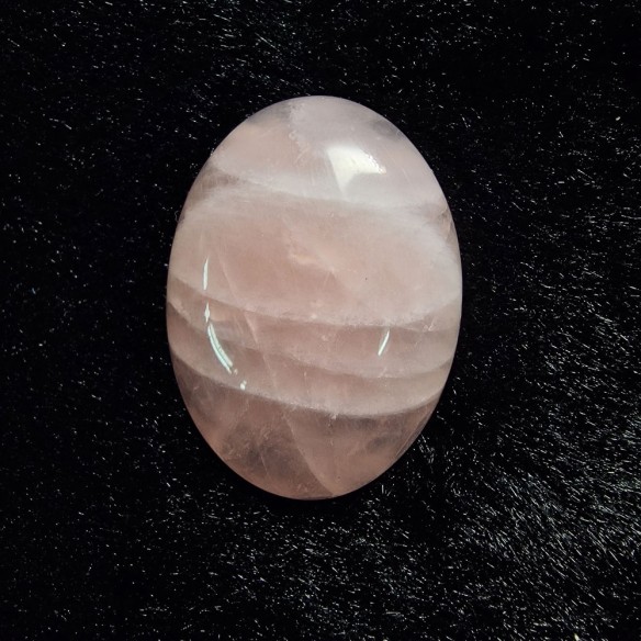 Cabujón de cuarzo rosa