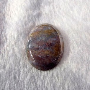 Cabochão de ágata india 30x40mm. Para joias e bijuterias.