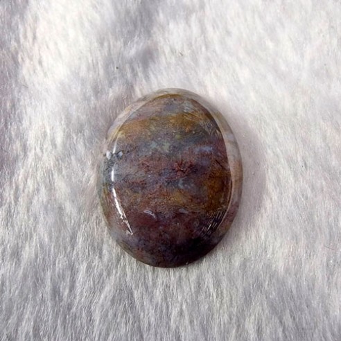 Cabujón de Agata India 30x40 mm. Mineral para joyería y bisutería