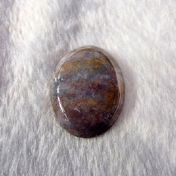 Cabujón de Agata India 30x40 mm. Mineral para joyería y bisutería