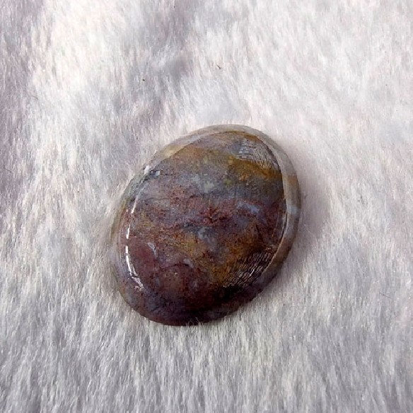 Cabujón de Agata India 30x40 mm. Mineral para joyería y bisutería