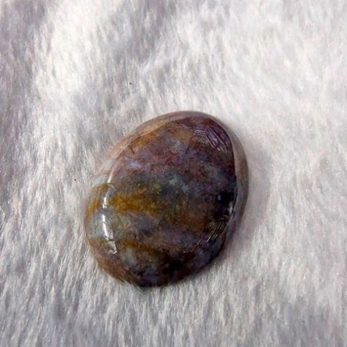 Cabujón de Agata India 30x40 mm. Mineral para joyería y bisutería