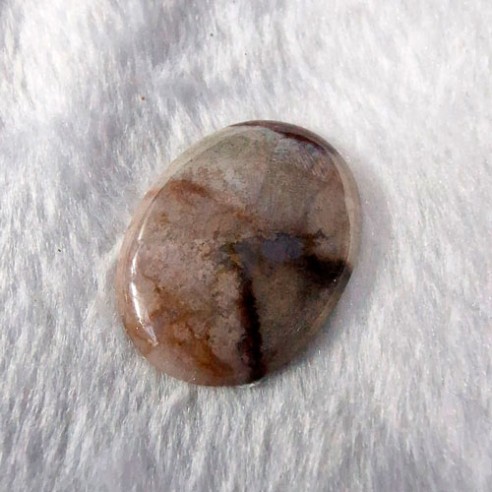 Cabujón pulido de Agata India de 30x40mm, Para montar en Joyeria