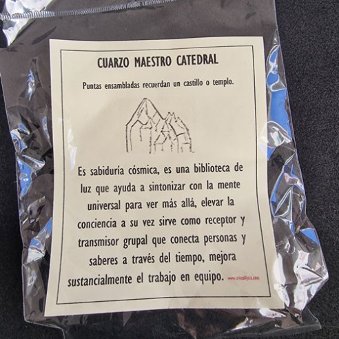 Master quartz cathedral rock crystal cx20pc334