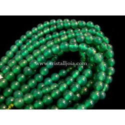 Ágata verde hilo bolas 6mm
