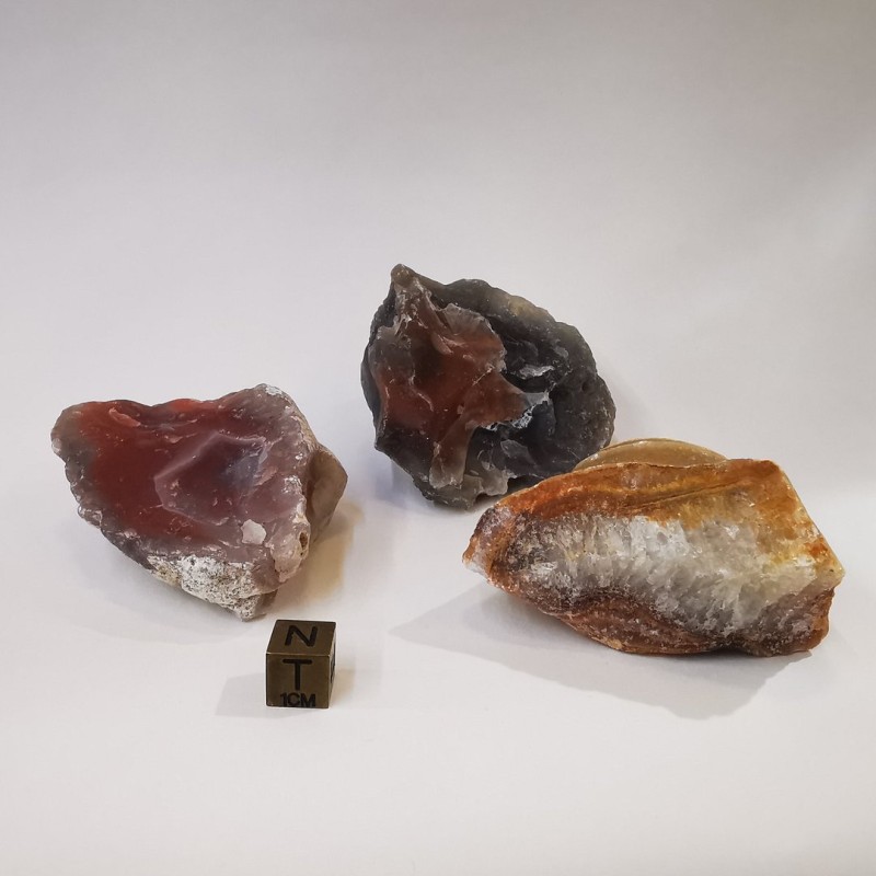Ágata malawi - mineral en bruto
