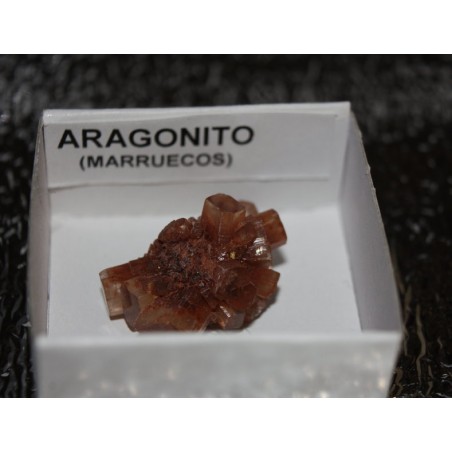 Mineral de colección 4x4 aragonito piña