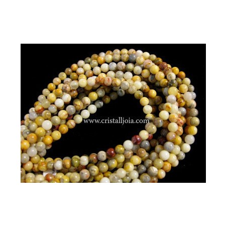 Ágata crazy hilo bolas 2mm
