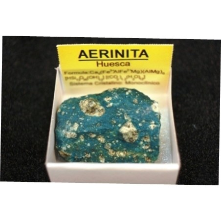 Mineral de colección 4x4 aerinita