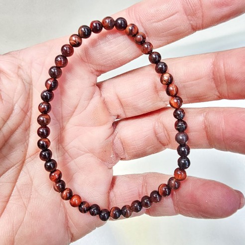 Pulsera de bola de ojo de buey de 4mm