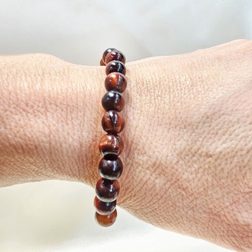 Pulsera de bola de ojo de buey de 6mm