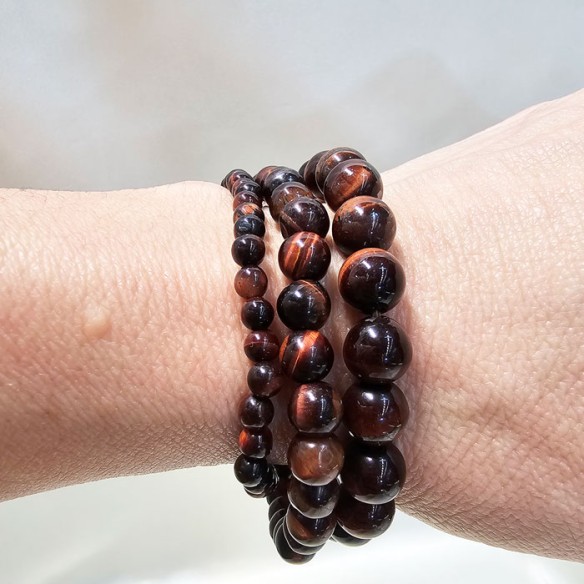 Pulsera de bola de ojo de buey de 6mm