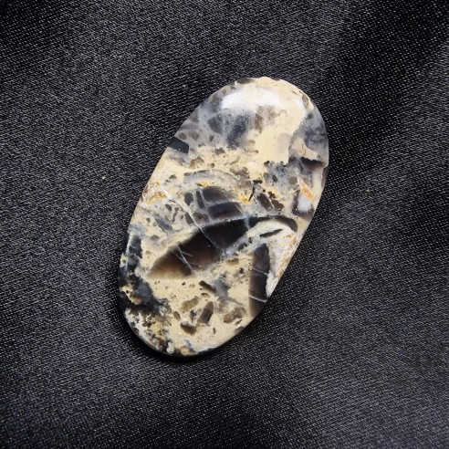 Cabujón oval de jaspe escritura